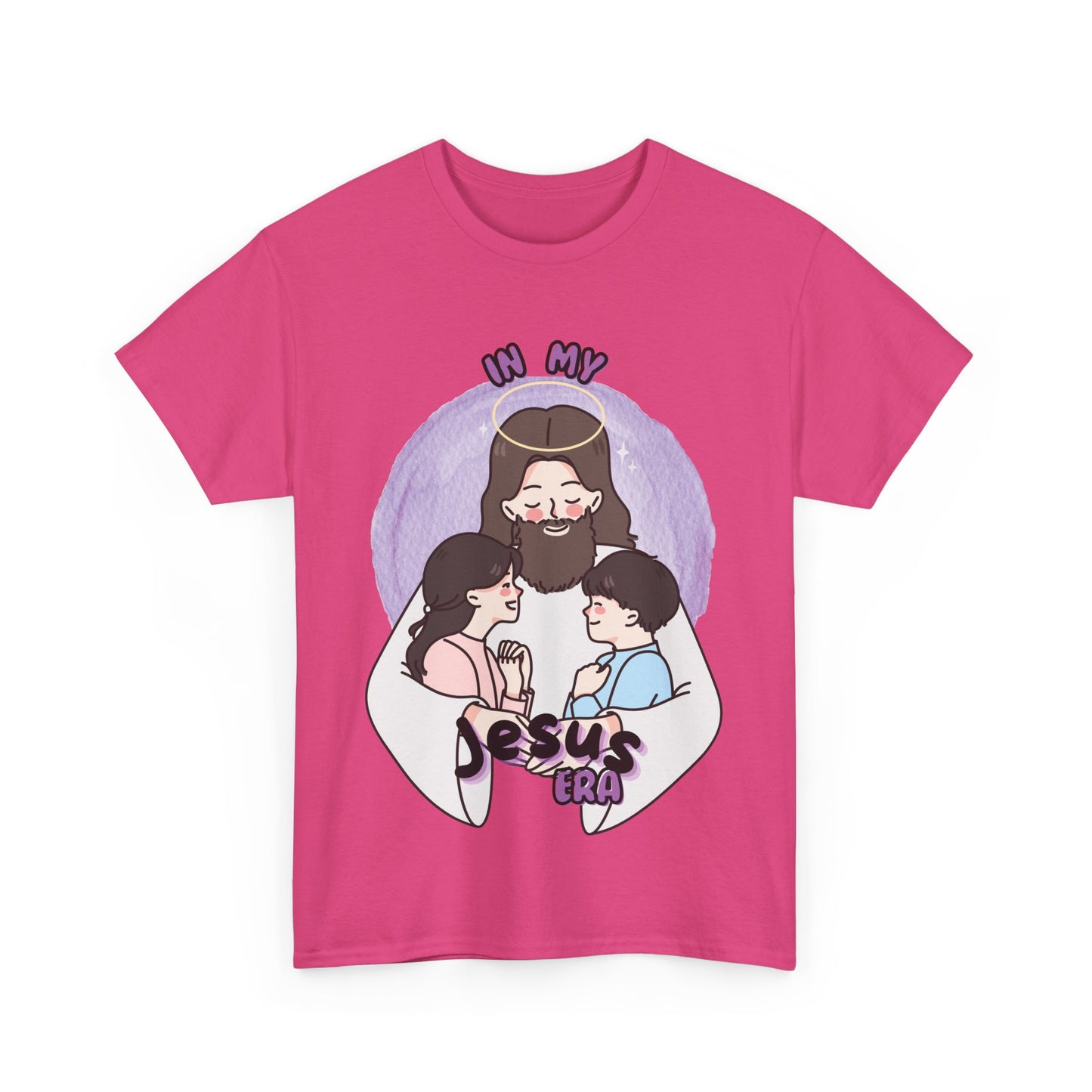 In My Jesus Era Unisex Heavy Cotton Tee - Faith Inspired Casual Wear