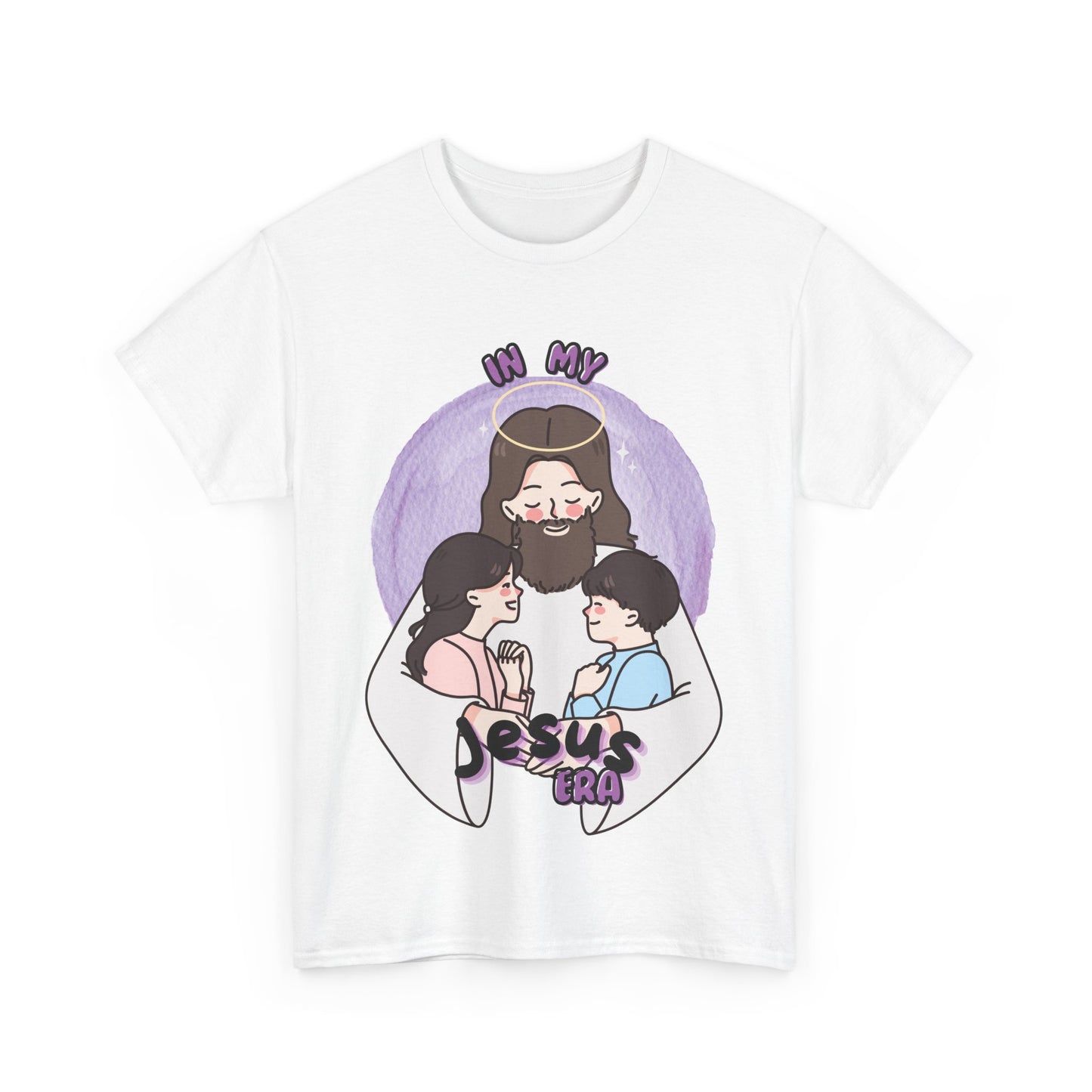 In My Jesus Era Unisex Heavy Cotton Tee - Faith Inspired Casual Wear