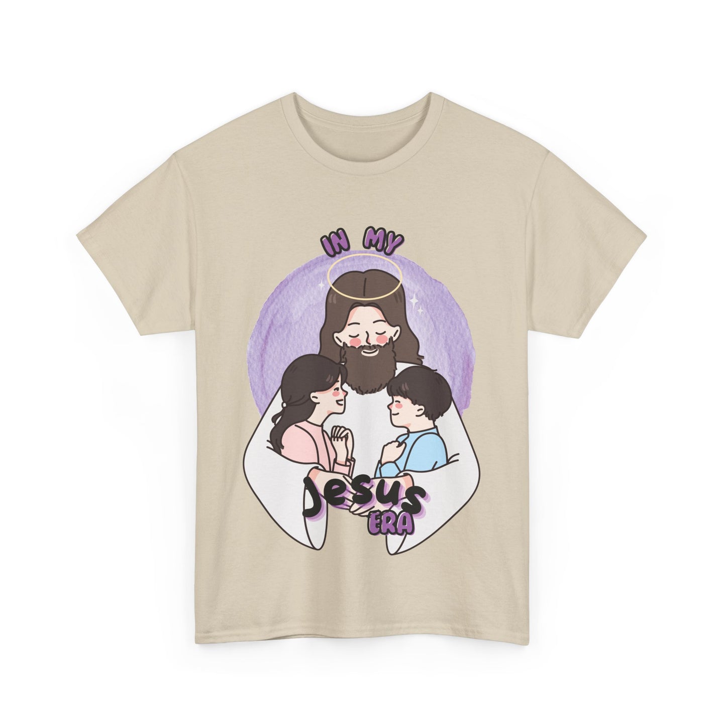 In My Jesus Era Unisex Heavy Cotton Tee - Faith Inspired Casual Wear